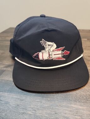 Greyson Wolf On Rocket Snapback Embroidered Rope Golf Hat